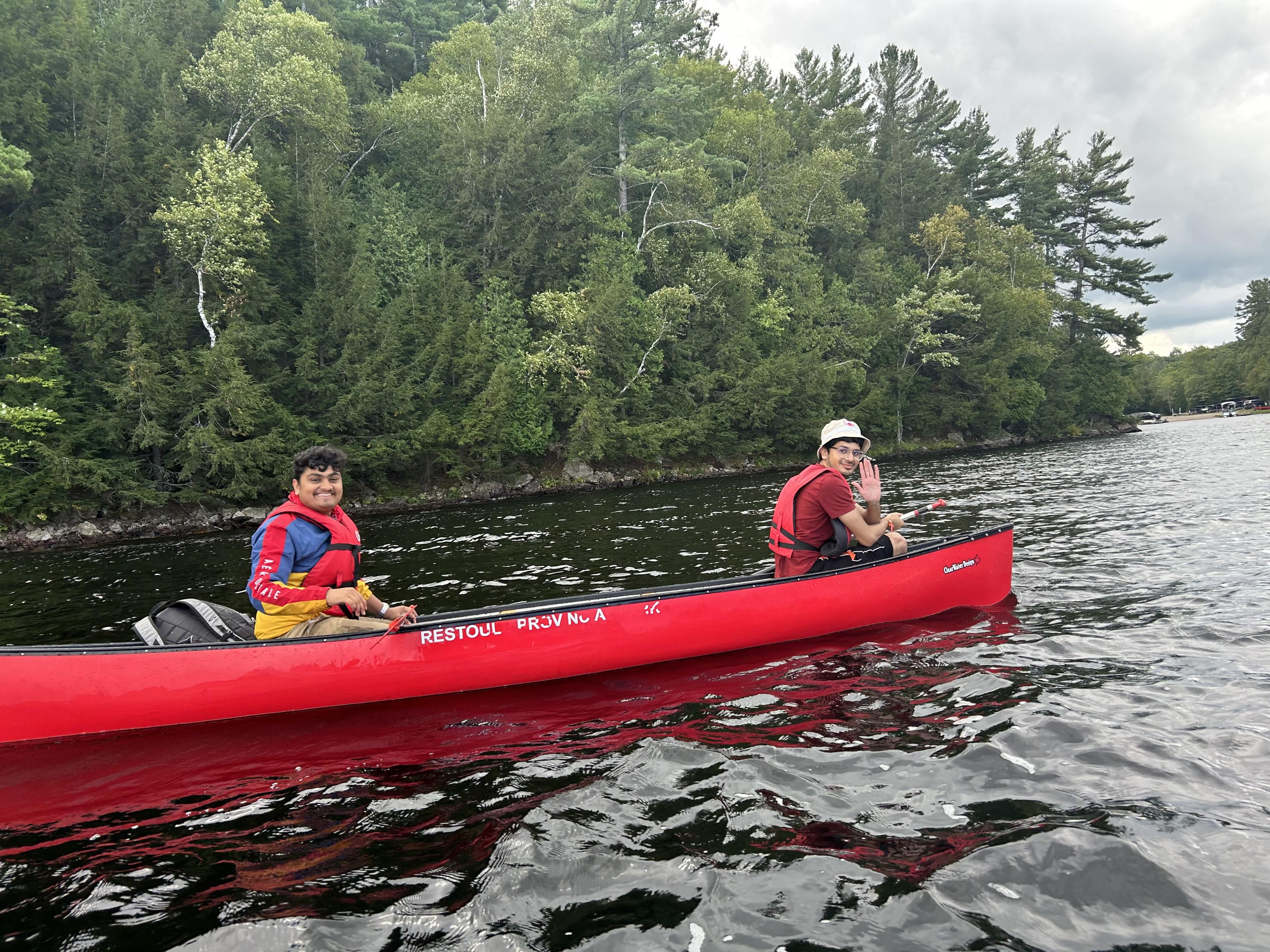 canoeing - almost died ngl